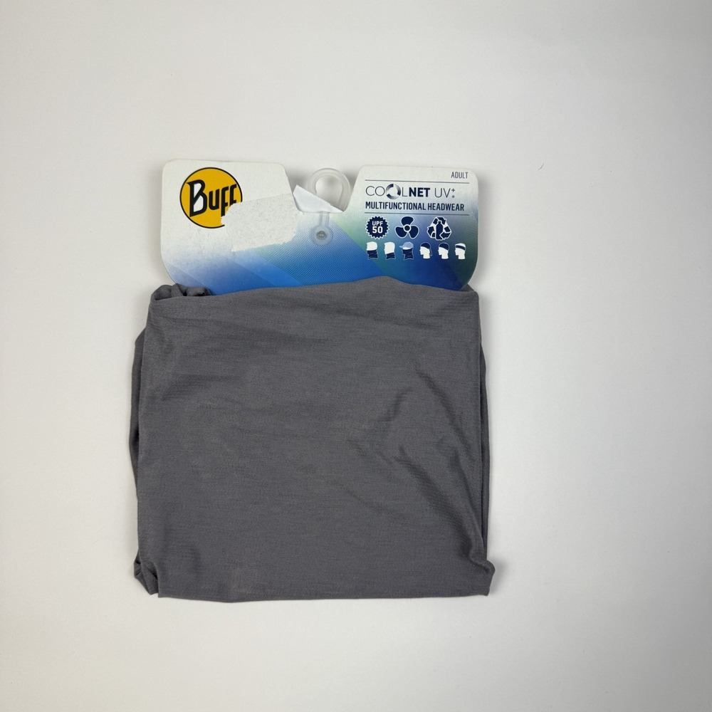 New Adult Buff CoolNet UV+ Gray Multifunctional Headwear NWT